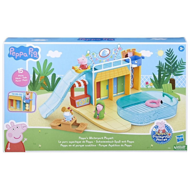 Hasbro Peppa Pig Peppa`s Waterpark Speelset in de groep SPEELGOED, KINDER- & BABYPRODUCTEN / Speelgoed / Speelset bij TP E-commerce Nordic AB (C83293)