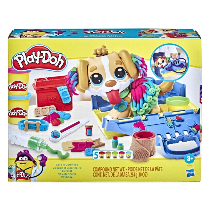 Play-Doh speelset Care \'n Carry Vet in de groep SPEELGOED, KINDER- & BABYPRODUCTEN / Speelgoed / Speelklei, speelzand en accessoires bij TP E-commerce Nordic AB (C83304)