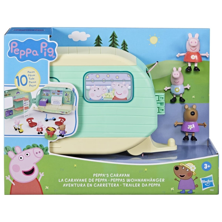 Hasbro Peppa Pig Peppa\'s caravan in de groep SPEELGOED, KINDER- & BABYPRODUCTEN / Speelgoed / Speelset bij TP E-commerce Nordic AB (C83327)