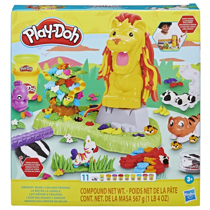 Play-Doh speelset volwassen manen leeuw en vrienden in de groep SPEELGOED, KINDER- & BABYPRODUCTEN / Speelgoed / Speelklei, speelzand en accessoires bij TP E-commerce Nordic AB (C83342)