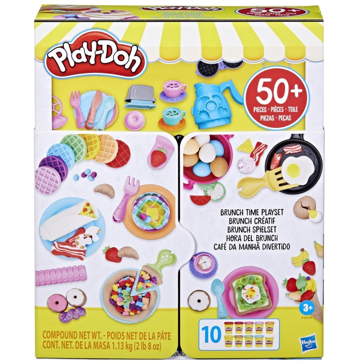 Play-Doh Keukencreaties Speelset Brunchtijd in de groep SPEELGOED, KINDER- & BABYPRODUCTEN / Speelgoed / Speelklei, speelzand en accessoires bij TP E-commerce Nordic AB (C83343)