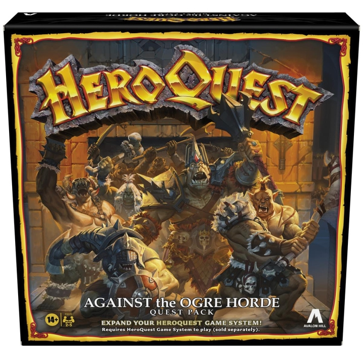 Hasbro HeroQuest Expansion Ogre Horde Quest Pack (EN) in de groep SPEELGOED, KINDER- & BABYPRODUCTEN / Spelletje / Bordspellen bij TP E-commerce Nordic AB (C83356)