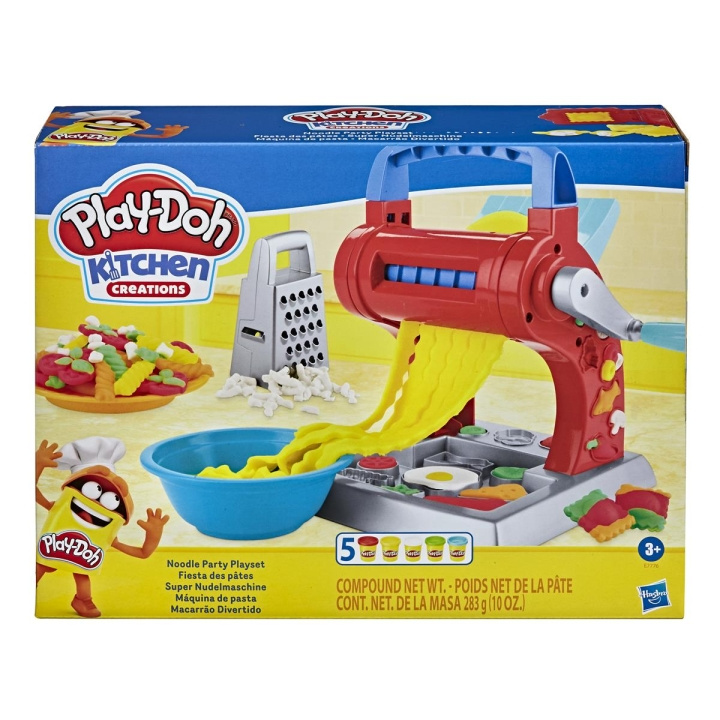 Play-Doh Keukencreaties Noodle Party Speelset in de groep SPEELGOED, KINDER- & BABYPRODUCTEN / Speelgoed / Speelklei, speelzand en accessoires bij TP E-commerce Nordic AB (C83369)