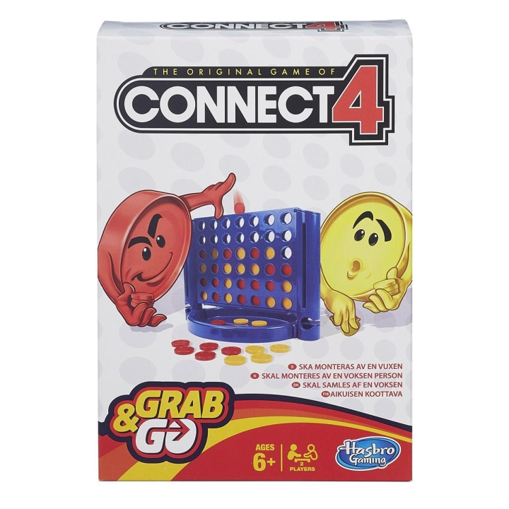 Hasbro Grab & Go Connect 4 in de groep SPEELGOED, KINDER- & BABYPRODUCTEN / Spelletje / Bordspellen bij TP E-commerce Nordic AB (C83443)