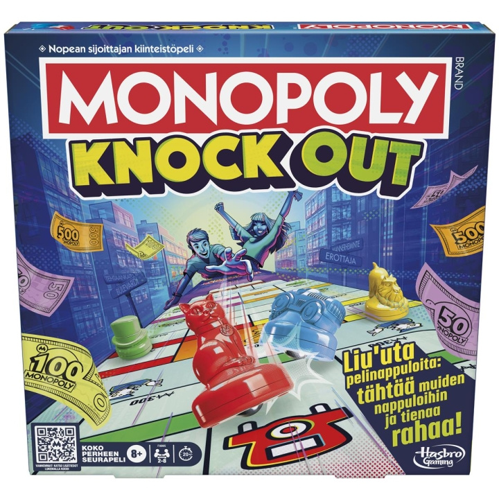 Hasbro Monopoly Knockout (FI) in de groep SPEELGOED, KINDER- & BABYPRODUCTEN / Spelletje / Bordspellen bij TP E-commerce Nordic AB (C83453)
