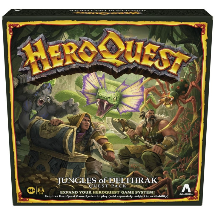 Hasbro HeroQuest Expansion Jungles of Delthrak (EN) in de groep SPEELGOED, KINDER- & BABYPRODUCTEN / Spelletje / Bordspellen bij TP E-commerce Nordic AB (C83455)