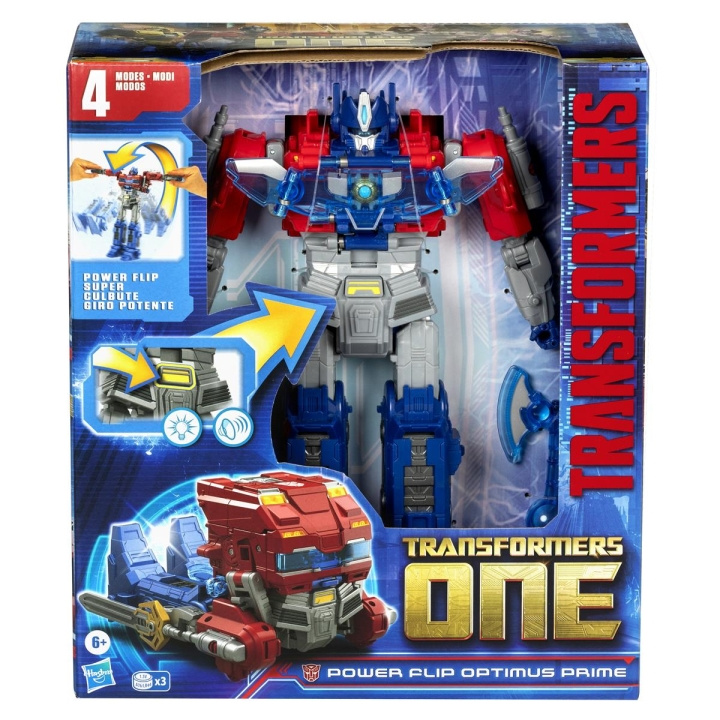Transformers Eén Power Flip Optimus in de groep SPEELGOED, KINDER- & BABYPRODUCTEN / Speelgoed / Figuren, Miniaturen & accessoires bij TP E-commerce Nordic AB (C83506)