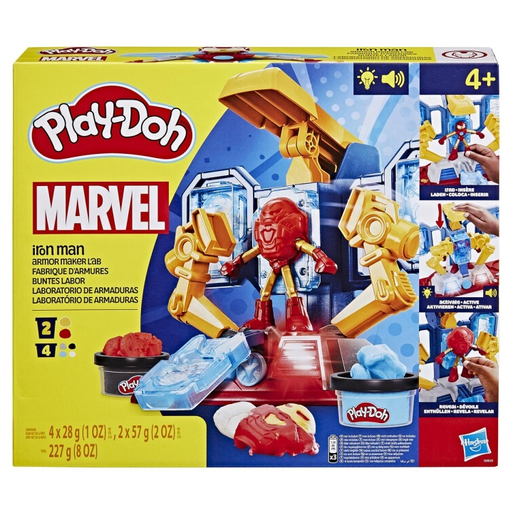 Play-Doh Marvel Iron Man Armor Maker Lab Speelset in de groep SPEELGOED, KINDER- & BABYPRODUCTEN / Speelgoed / Speelklei, speelzand en accessoires bij TP E-commerce Nordic AB (C83516)