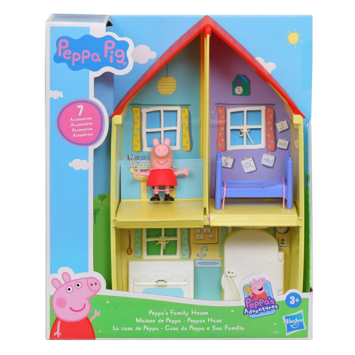 Hasbro Peppa Pig Peppa\'s Familiehuis Speelset in de groep SPEELGOED, KINDER- & BABYPRODUCTEN / Speelgoed / Docks & Accessoires bij TP E-commerce Nordic AB (C83520)