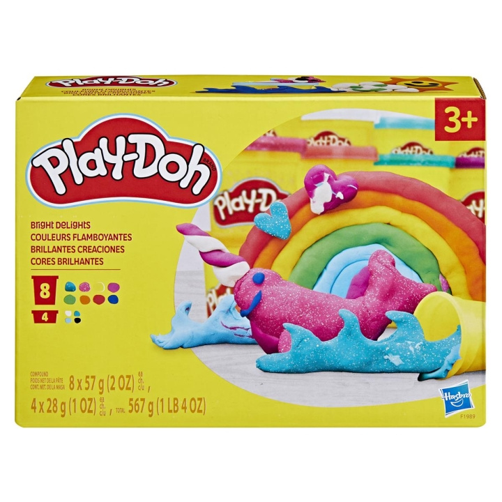 Play-Doh Mengsel Bright Delights Veelkleurig Pak in de groep SPEELGOED, KINDER- & BABYPRODUCTEN / Speelgoed / Speelklei, speelzand en accessoires bij TP E-commerce Nordic AB (C83529)