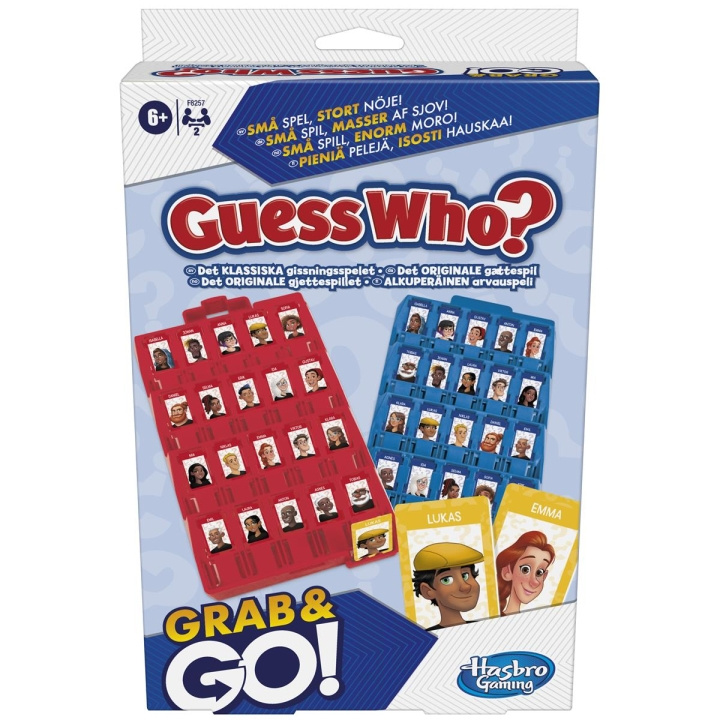 Hasbro Grab & Go Guess Who in de groep SPEELGOED, KINDER- & BABYPRODUCTEN / Spelletje / Bordspellen bij TP E-commerce Nordic AB (C83534)