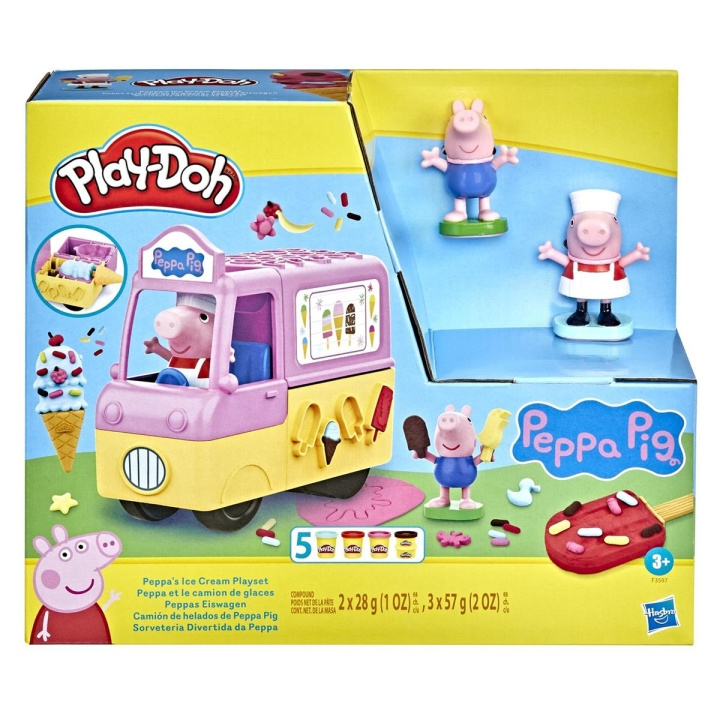 Play-Doh Peppa Varken Speelset Peppa\'s ijsje in de groep SPEELGOED, KINDER- & BABYPRODUCTEN / Speelgoed / Speelklei, speelzand en accessoires bij TP E-commerce Nordic AB (C83547)