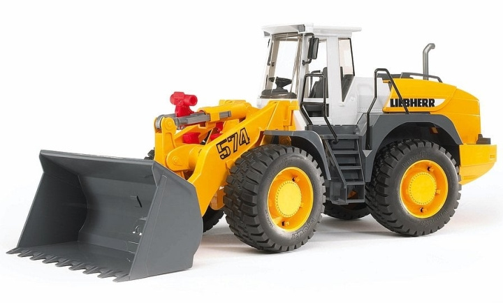 Bruder Liebherr L574 wiellader (02430) in de groep SPEELGOED, KINDER- & BABYPRODUCTEN / Speelgoed / Speelgoedauto\'s bij TP E-commerce Nordic AB (C83590)