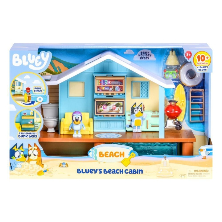 BLUEY Strandcabine ( 90184 ) in de groep SPEELGOED, KINDER- & BABYPRODUCTEN / Speelgoed / Speelset bij TP E-commerce Nordic AB (C83656)