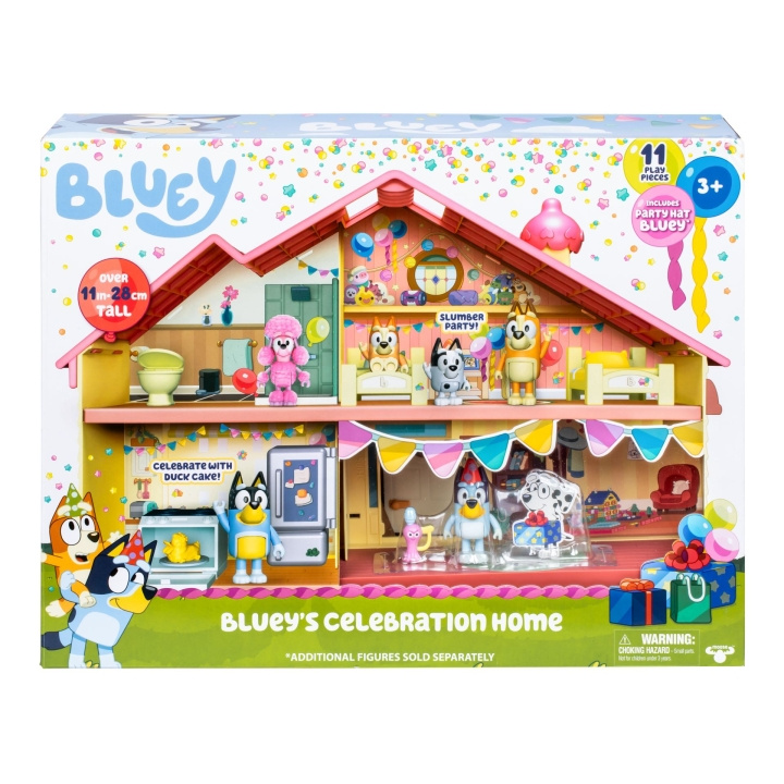 BLUEY BLUEY\'s Verjaardagsfeest Thuis Speelset (90269) in de groep SPEELGOED, KINDER- & BABYPRODUCTEN / Speelgoed / Speelset bij TP E-commerce Nordic AB (C83733)