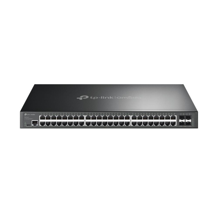 TP-Link JetStream 48-poorts Gigabit L2+ Managed Switch met 4 10GE SFP+ Slots in de groep COMPUTERS & RANDAPPARATUUR / Netwerk / Schakelaars bij TP E-commerce Nordic AB (C83879)