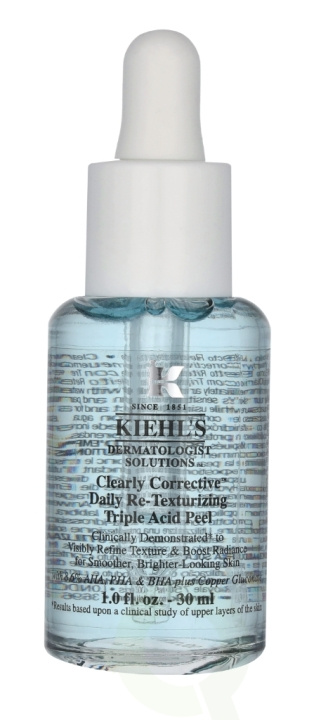 Kiehl\'s Clearly Corrective Daily Re-Texturizing Triple Acid 30 ml in de groep BEAUTY & HEALTH / Huidsverzorging / Gezicht / Scrub / Peeling bij TP E-commerce Nordic AB (C84349)