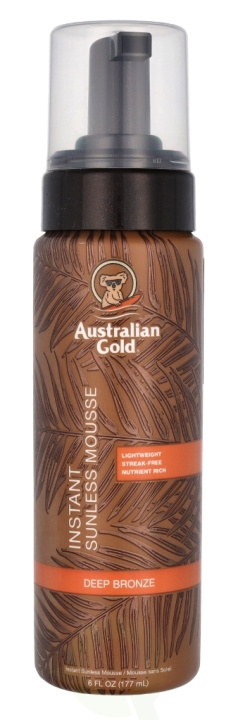 Australian Gold Instant Sunless Mousse 177 ml Deep Bronze in de groep BEAUTY & HEALTH / Huidsverzorging / Zonnebank / Bruin zonder zon bij TP E-commerce Nordic AB (C84412)