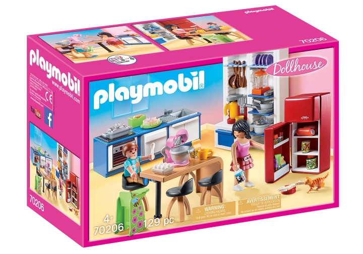 Playmobil Familie keuken (70206) in de groep SPEELGOED, KINDER- & BABYPRODUCTEN / Speelgoed / Speelset bij TP E-commerce Nordic AB (C85188)