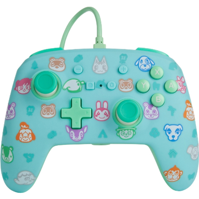 PowerA Nintendo Switch bedrade controller - Animal Crossing in de groep HOME ELECTRONICS / Spelconsoles en accessoires / Nintendo Switch / Accessoires bij TP E-commerce Nordic AB (C85249)