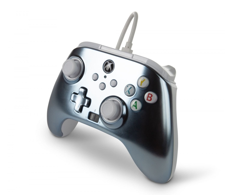 PowerA Verbeterde bedrade controller voor Xbox Series X - S - Metallic Ice in de groep HOME ELECTRONICS / Spelconsoles en accessoires / Xbox Series X / Accessoires bij TP E-commerce Nordic AB (C85284)