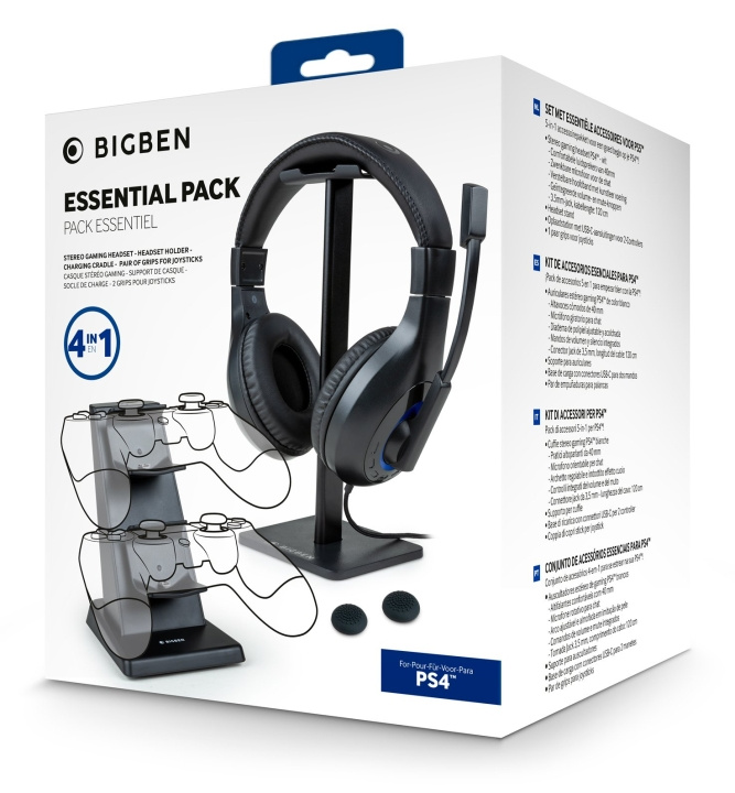 NACON Essentieel pakket Playstation 4 in de groep HOME ELECTRONICS / Spelconsoles en accessoires / Sony PlayStation 4 / Accessoires bij TP E-commerce Nordic AB (C85380)