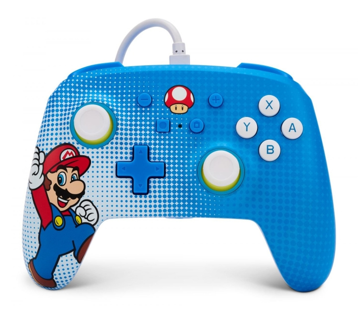 PowerA Bedrade controller - MARIO POP ART - Switch in de groep HOME ELECTRONICS / Spelconsoles en accessoires / Nintendo Switch / Accessoires bij TP E-commerce Nordic AB (C85413)