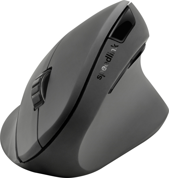 Speedlink PIAVO Ergonomische Verticale Muis - Draadloos, rubberzwart in de groep COMPUTERS & RANDAPPARATUUR / Muizen en toetsenborden / Muizen / Draadloos bij TP E-commerce Nordic AB (C85457)