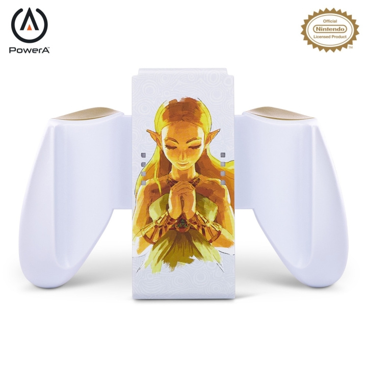 PowerA JOY-CON Comfort Grip - Prinses Zelda /Nintendo Switch in de groep HOME ELECTRONICS / Spelconsoles en accessoires / Nintendo Switch / Accessoires bij TP E-commerce Nordic AB (C85479)