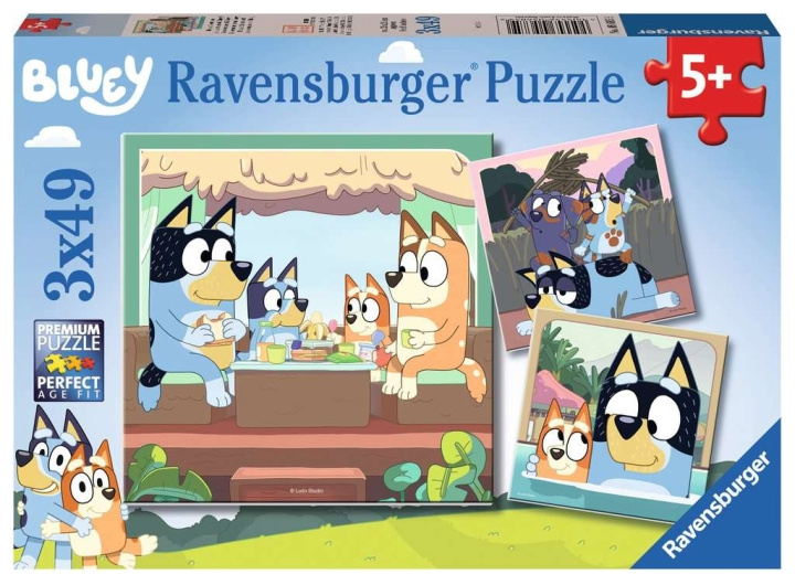 Ravensburger Bluey 3x49p - (10105685) in de groep SPEELGOED, KINDER- & BABYPRODUCTEN / Speelgoed / Kinderpuzzel bij TP E-commerce Nordic AB (C85662)