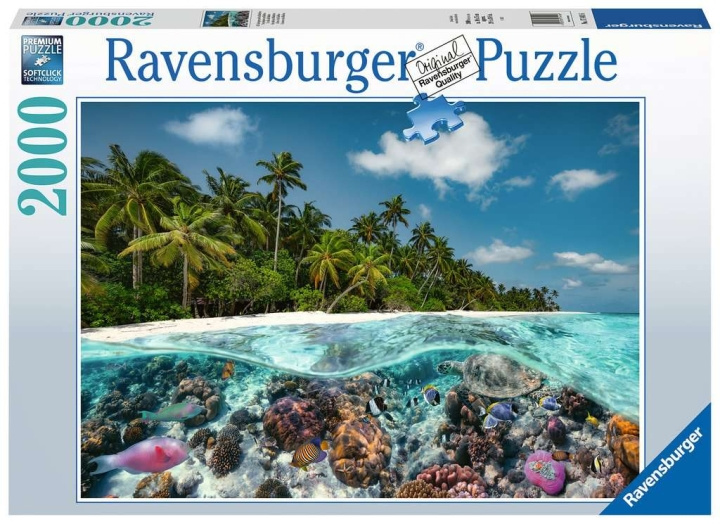 Ravensburger Duiken in de Malediven 2000p - (10217441) in de groep SPORT, VRIJE TIJD & HOBBY / Hobby / Puzzel bij TP E-commerce Nordic AB (C85669)