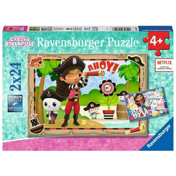 Ravensburger Gabby\'s Poppenhuis 2x24p - (10105710) in de groep SPEELGOED, KINDER- & BABYPRODUCTEN / Speelgoed / Kinderpuzzel bij TP E-commerce Nordic AB (C85705)