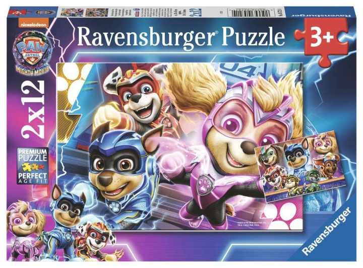Ravensburger Paw Patrol The Mighty Movie 2x12p - (10105721) in de groep SPEELGOED, KINDER- & BABYPRODUCTEN / Speelgoed / Kinderpuzzel bij TP E-commerce Nordic AB (C85707)