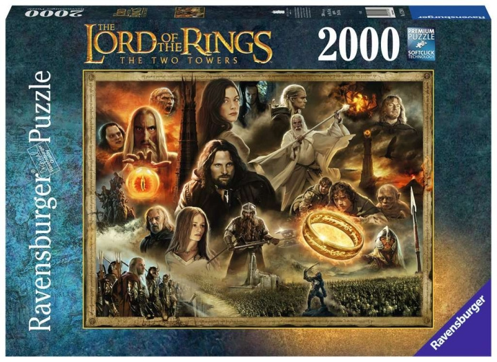 Ravensburger Lord Of The Rings De Twee Torens 2000p - (10217294) in de groep SPORT, VRIJE TIJD & HOBBY / Hobby / Puzzel bij TP E-commerce Nordic AB (C85711)