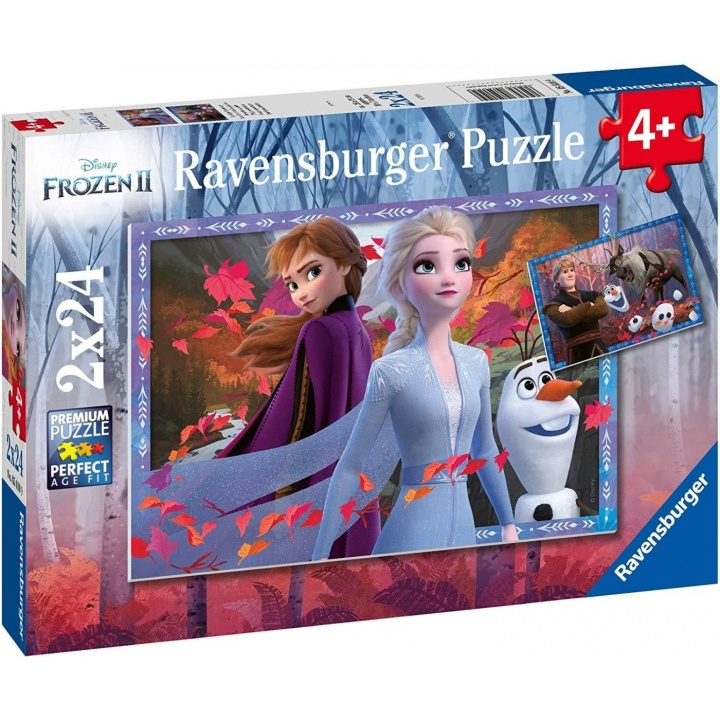 Ravensburger Frozen 2 Frosty Adventures 2x24p - 05010 in de groep SPEELGOED, KINDER- & BABYPRODUCTEN / Speelgoed / Kinderpuzzel bij TP E-commerce Nordic AB (C85766)
