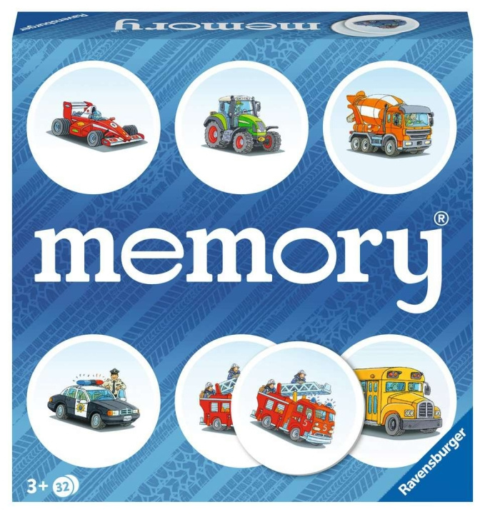 Ravensburger Voertuigen memory® ( 10622378 ) in de groep SPEELGOED, KINDER- & BABYPRODUCTEN / Spelletje / Bordspellen bij TP E-commerce Nordic AB (C85908)
