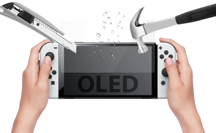 SuBsonic Switch Oled Super Screen Protector - gehard glas 9H Hd in de groep HOME ELECTRONICS / Spelconsoles en accessoires / Nintendo Switch / Accessoires bij TP E-commerce Nordic AB (C85963)