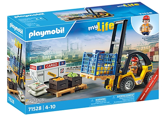 Playmobil Heftruck met lading (71528) in de groep SPEELGOED, KINDER- & BABYPRODUCTEN / Speelgoed / Speelset bij TP E-commerce Nordic AB (C86072)