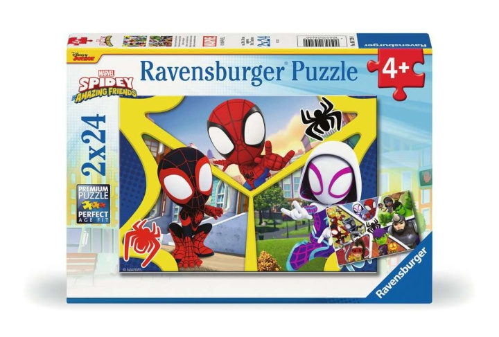Ravensburger Puzzel Spidey en Verbazingwekkende vrienden 2x24p in de groep SPEELGOED, KINDER- & BABYPRODUCTEN / Speelgoed / Kinderpuzzel bij TP E-commerce Nordic AB (C86087)