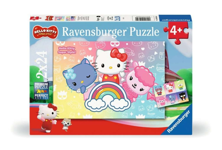 Ravensburger Puzzel Hello Kitty Super Style 2x24p in de groep SPEELGOED, KINDER- & BABYPRODUCTEN / Speelgoed / Kinderpuzzel bij TP E-commerce Nordic AB (C86145)