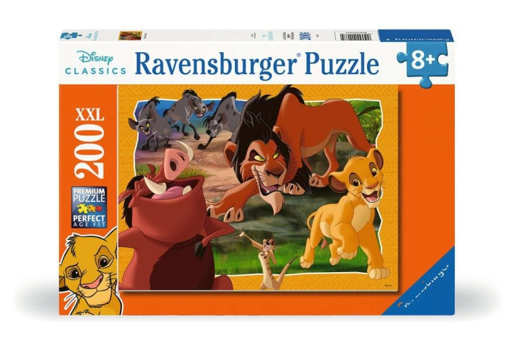 Ravensburger Puzzel Leeuwenkoning 200p in de groep SPEELGOED, KINDER- & BABYPRODUCTEN / Speelgoed / Kinderpuzzel bij TP E-commerce Nordic AB (C86158)