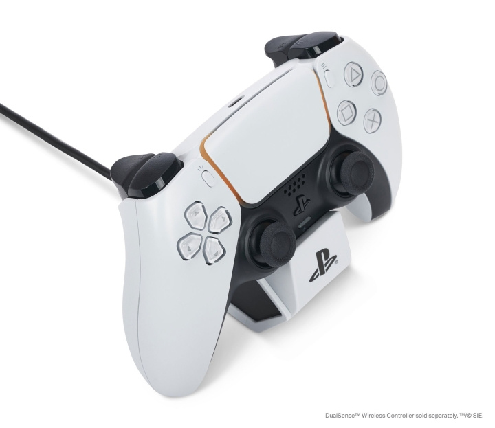 PowerA Solo oplaadstation voor PS5 DualSense draadloze controller - Wit (Playstation 5) in de groep HOME ELECTRONICS / Spelconsoles en accessoires / Sony PlayStation 5 / Accessoires bij TP E-commerce Nordic AB (C86187)