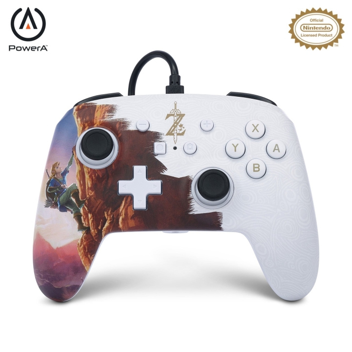 PowerA Verbeterde bedrade controller - Nintendo Switch - Opkomst van de held in de groep HOME ELECTRONICS / Spelconsoles en accessoires / Nintendo Switch / Accessoires bij TP E-commerce Nordic AB (C86201)