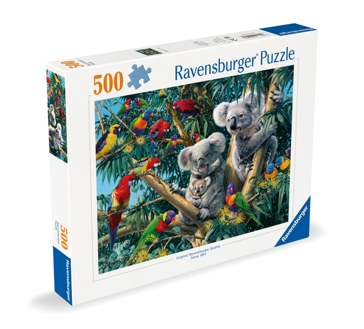 Ravensburger Puzzel Koala\'s in een boom 500p (12000206) in de groep SPORT, VRIJE TIJD & HOBBY / Hobby / Puzzel bij TP E-commerce Nordic AB (C86409)
