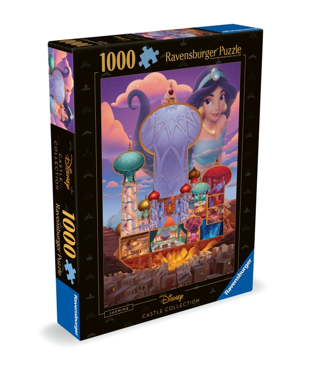 Ravensburger Puzzel Disney Kastelen Jasmine 1000p (12000258) in de groep SPORT, VRIJE TIJD & HOBBY / Hobby / Puzzel bij TP E-commerce Nordic AB (C86422)
