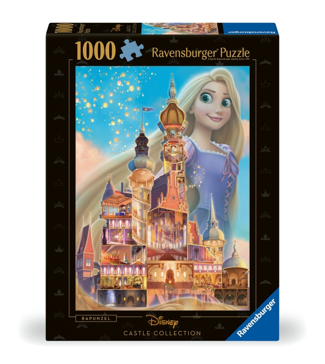 Ravensburger Puzzel Disney Kastelen Rapunzel 1000p (12000264) in de groep SPORT, VRIJE TIJD & HOBBY / Hobby / Puzzel bij TP E-commerce Nordic AB (C86429)