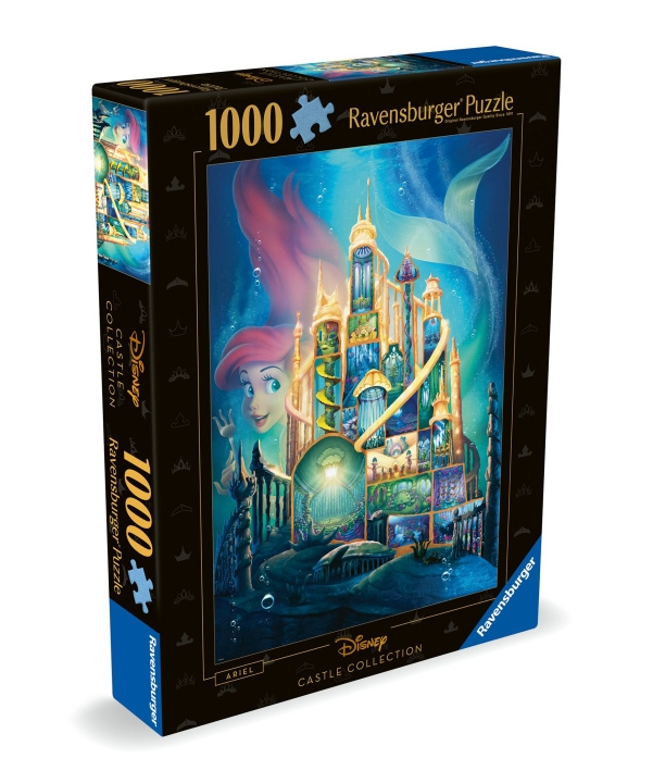 Ravensburger Puzzel Disney Kastelen Ariël 1000p (12000265) in de groep SPORT, VRIJE TIJD & HOBBY / Hobby / Puzzel bij TP E-commerce Nordic AB (C86431)