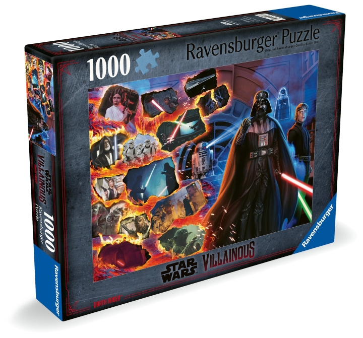 Ravensburger Puzzel Star Wars Schurkachtige Darth Vader 1000p (12000267) in de groep SPORT, VRIJE TIJD & HOBBY / Hobby / Puzzel bij TP E-commerce Nordic AB (C86433)
