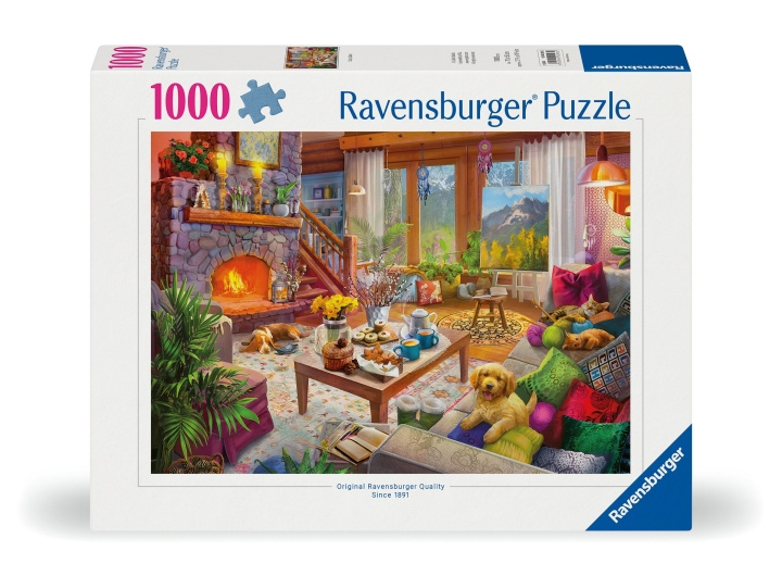 Ravensburger Puzzel Knusse Hut 1000p (12000293) in de groep SPORT, VRIJE TIJD & HOBBY / Hobby / Puzzel bij TP E-commerce Nordic AB (C86437)