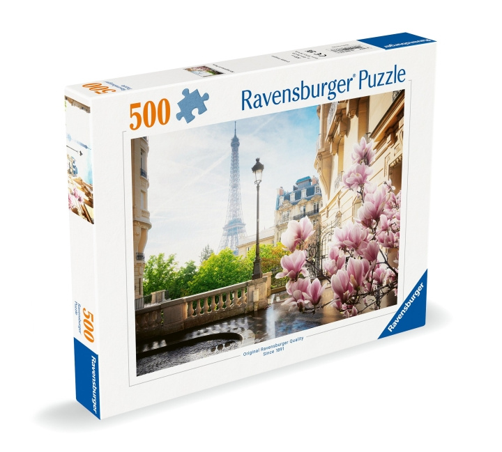 Ravensburger Puzzel Lente in Parijs 500p (12000366) in de groep SPORT, VRIJE TIJD & HOBBY / Hobby / Puzzel bij TP E-commerce Nordic AB (C86449)